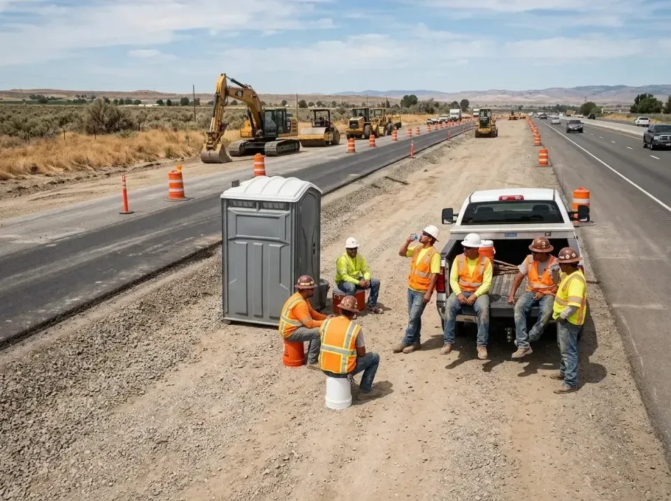 highway-road-construction-crew-007 — frequently asked questions, Porta Potty and Restroom Rentals in Franklin, KY